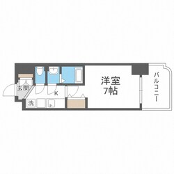 Luxe西長堀の物件間取画像